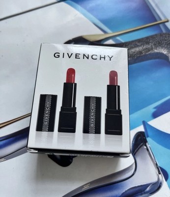 Givenchy ''LOVE'' My Mini Lip Duo boxed set W/ ROSE nocturne & Rouge INTERDIT