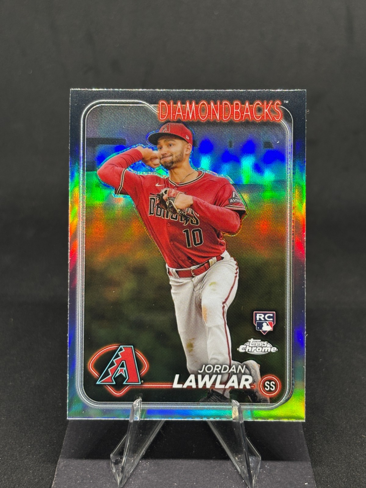 Jordan Lawlar 2024 Topps Chrome Rookie Refractor #229 Arizona Diamondbacks