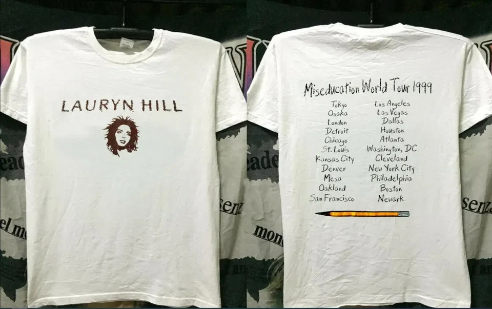 ミュージシャン Lauryn Hill Miseducation World Tour 1999 Vintage Lauryn Hill Miseducation World Tour 1999 T-Shirt | eBay