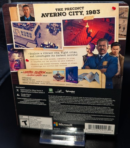 USED The Precinct Limited Edition Steelbook + Slipcover (NO GAME OR DLC) DEFECT - Picture 2 of 9