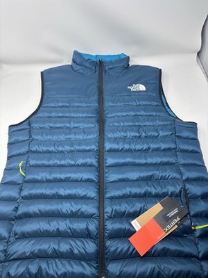 The North Face Midnight Petrol Blue Terra Peak Puffer Vest Jacket Men s Size