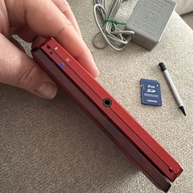 Nintendo 3DS Red Console Bundle - Tested Works