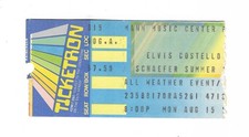 Elvis Costello Aztec Camera 8/15/8 Philadelphia Mann Music Center Ticket Stub!