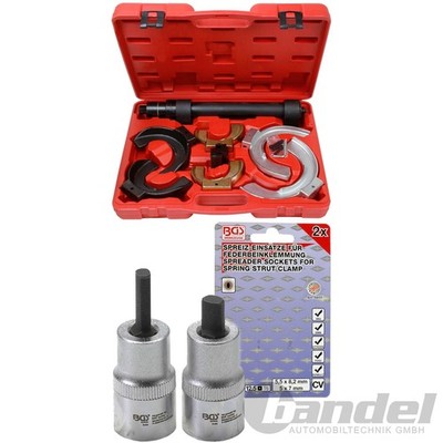 SPREIZNUSS EINSATZ + FEDERSPANNER SATZ für McPHERSON FEDERBEINE Ø 80-190mm