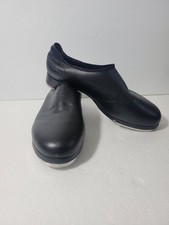 BLOCH Women's Shoes Tap Slip-On Tap Dance Black Leather Size 8 M