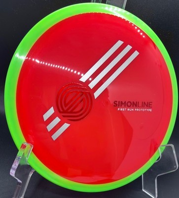 MVP Axiom SIMONLine Neutron Time Lapse 1st Run Prototype Watermelon   Disc Golf