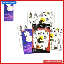 75 Pcs Nightmare Before Christmas Temporary Tattoos for Kids Party Favors Jack