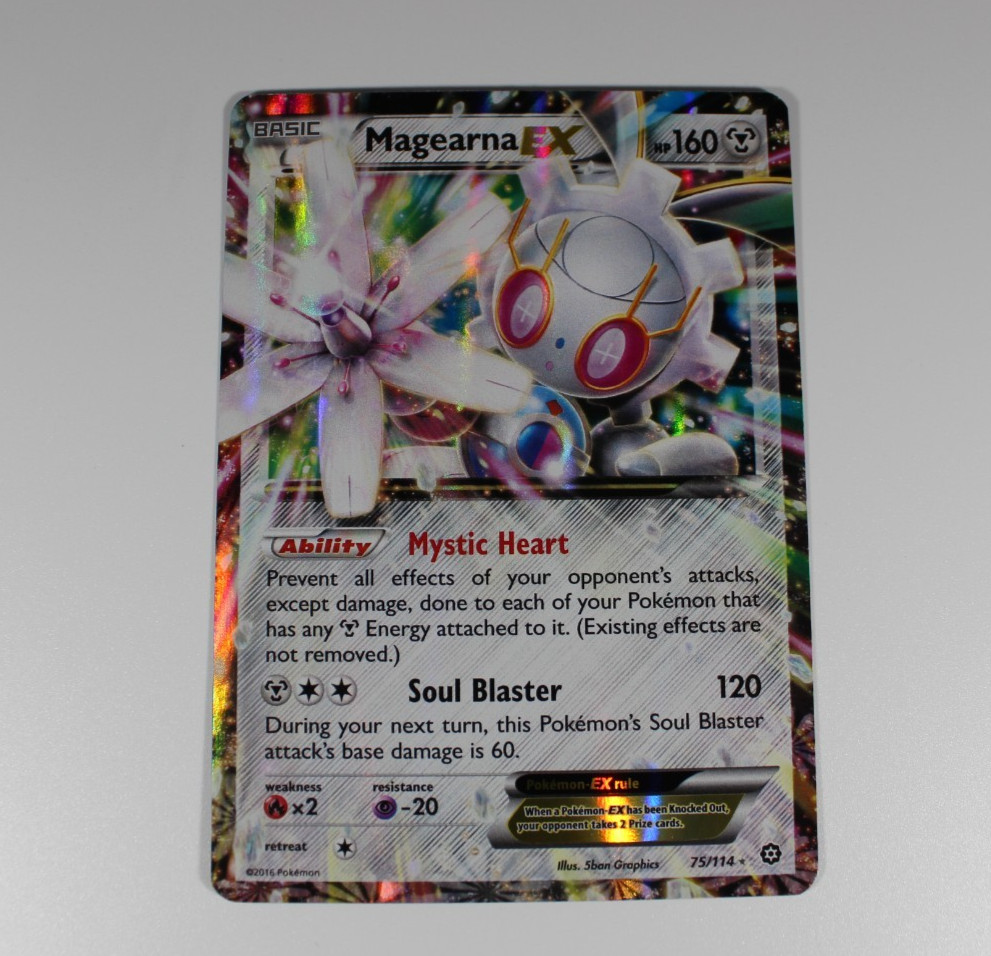 Magearna EX - 75/114 - Pokemon Steam Siege XY Ultra Rare Card NM