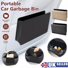 Car Trash Bin Door Hanging Trash Can Rubbish Garbage Side Storage Box Gap Filler