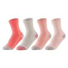 Kids Boys Girls Athletic Cotton Crew Socks Sport Running Breathable Seamless ...