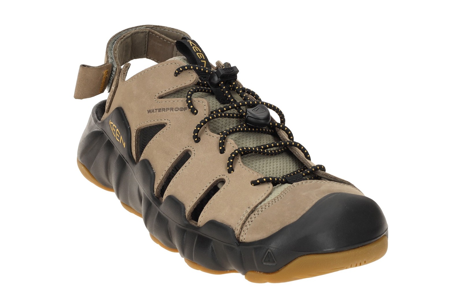 Keen HYPERPORT FISHERMAN LEATHER sandalo uomo marrone NUOVO