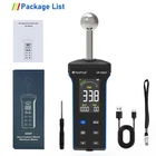 Pinless Moisture Meter Ball Probe Non-Destructive Area Scans Ideal Wood Walls