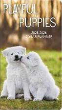 Turner Photographic Playful Puppies 2025 Photo 2-Year Pocket Planner - Multi 
