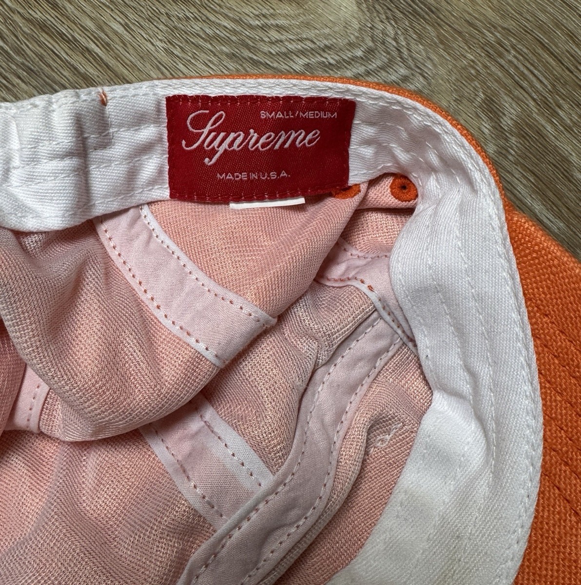 Supreme Limited Edition Linen Fitted Camp Cap Small/Medium Solid