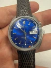 VINTAGE Men’s Seiko Bellmatic 4006-6011 Blue Dial Alarm Automatic Watch 17J 1972