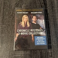CHRONICLE MYSTERIES 3 MOVIE COLLECTION DVD Hallmark Recovered Wrong Man Vines