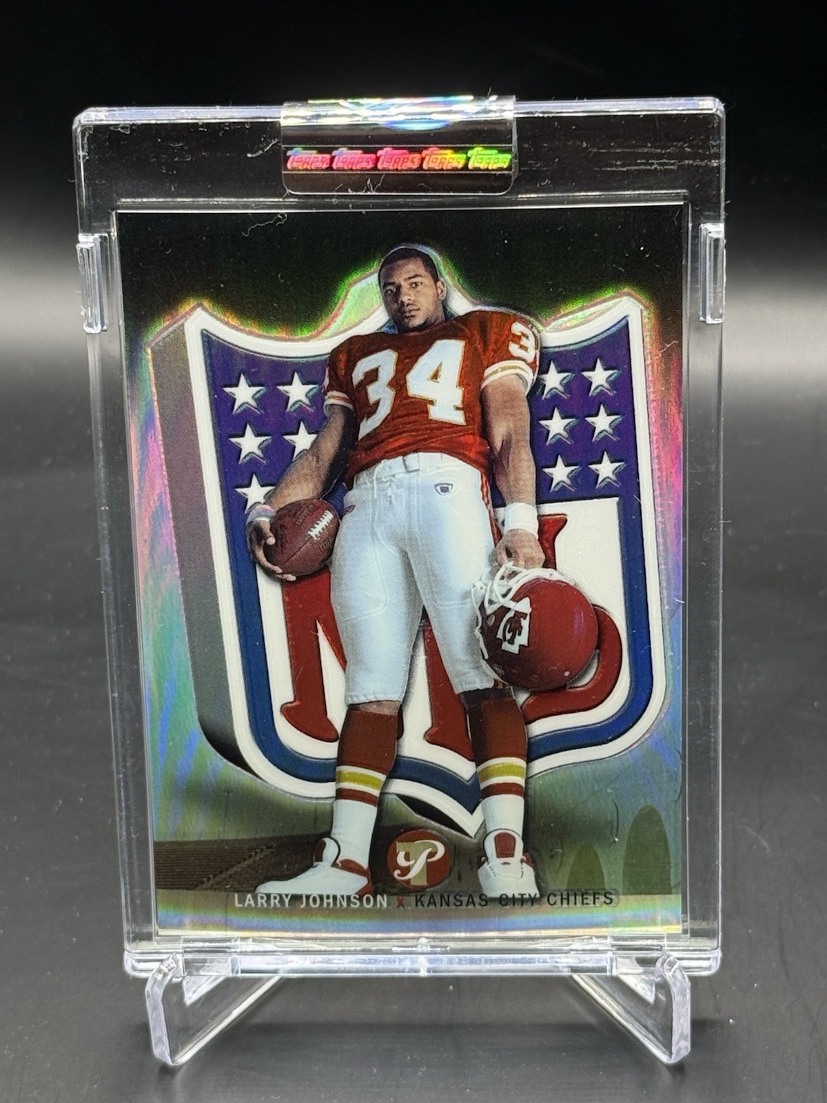 2003 Topps Pristine Uncirculated Refractor #112 Larry Johnson /499 Rookie Chiefs