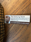 The Kawung Motif Hand Batik Mask painted on Solid Wood 11 x 8 1/4 x 4 1/2 — photo 2