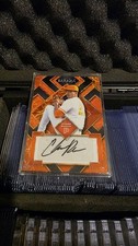🚨 2023 Wild Card Auto Mania Square – Chase Burns #AM-SQ7 Orange Rainbow 10/10
