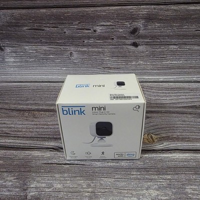 Blink Mini Indoor Plug-In Live HD Smart Security Camera WHITE New in Box