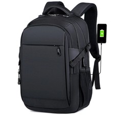 Black Laptop Backpack High-capacity Travel Bag Fashion School Business Outdoor