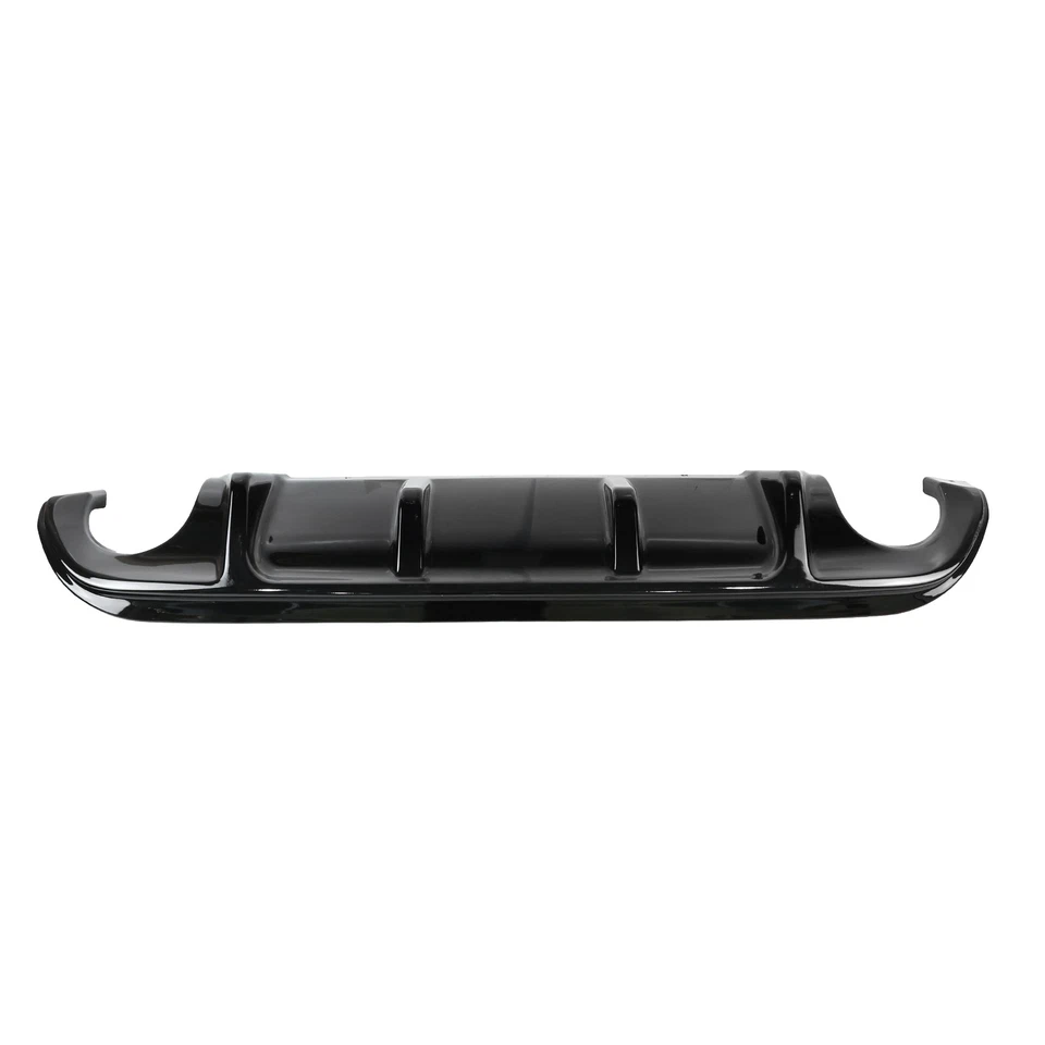 Se adapta a Infiniti Q50 2014-2017 parachoques trasero difusor labio y alerón trasero negro brillante Foto 3 de 4