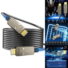 Fiber Optic HDMI Cable 100ft 18Gbps 4K 60Hz Active Unidirectional Support ARC