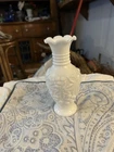 Vintage Imperial Glass Corp White Milk Glass Loganberry Bud Vase