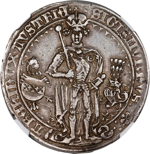 AUSTRIA. Guldiner, 1486. Hall Mint. Archduke Sigismund. NGC XF40.