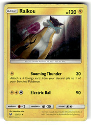 Raikou 32/73 Shining Legends Holo Rare