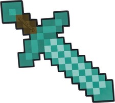 Foam Sword Toy Prop Minecraft Fancy Dress Up Halloween Child Costume Accessory