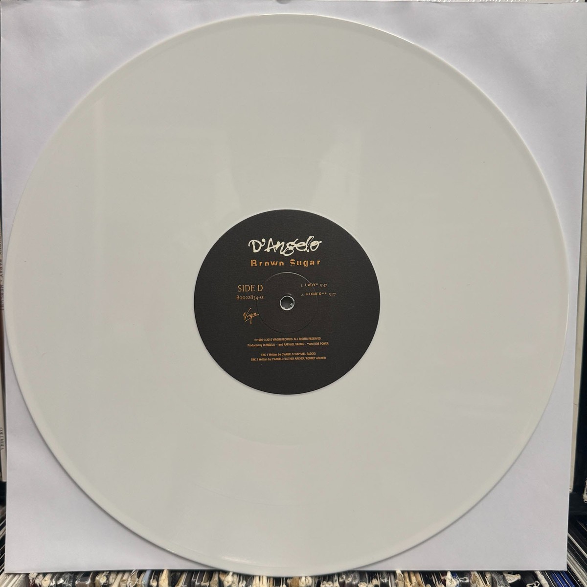 D'ANGELO - BROWN SUGAR (WHITE VINYL 2LP) 1995 / 2024!! RARE