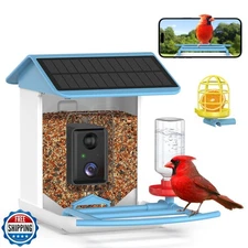 BROAIMX Bird Feeder with Camera, Free AI Forever for 11,000+ Spec