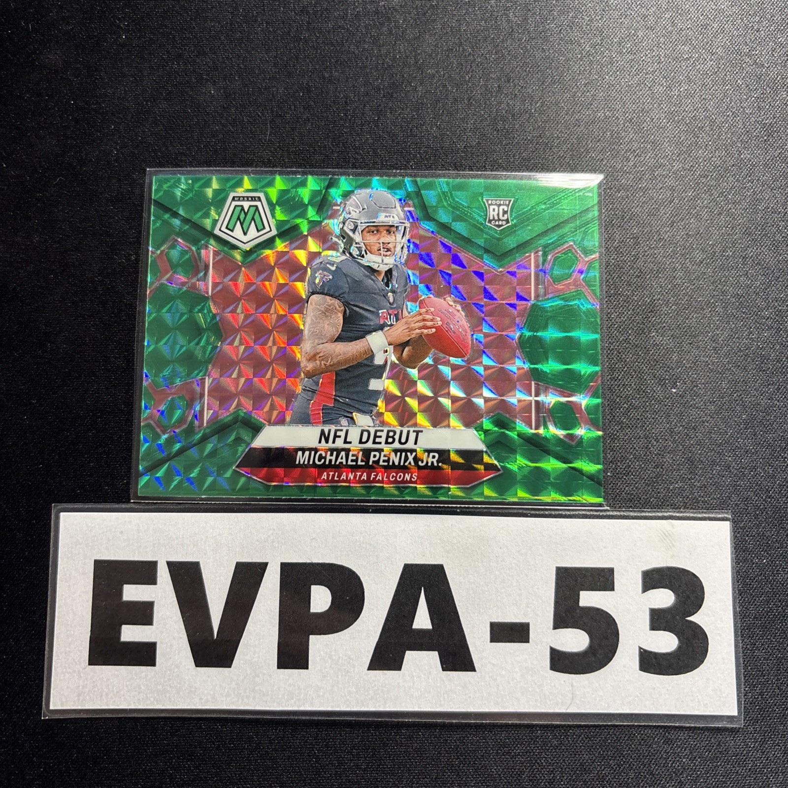 2024 Panini Mosaic - NFL Debut Michael Penix Jr. #274 Green Mosaic Prizm (RC)