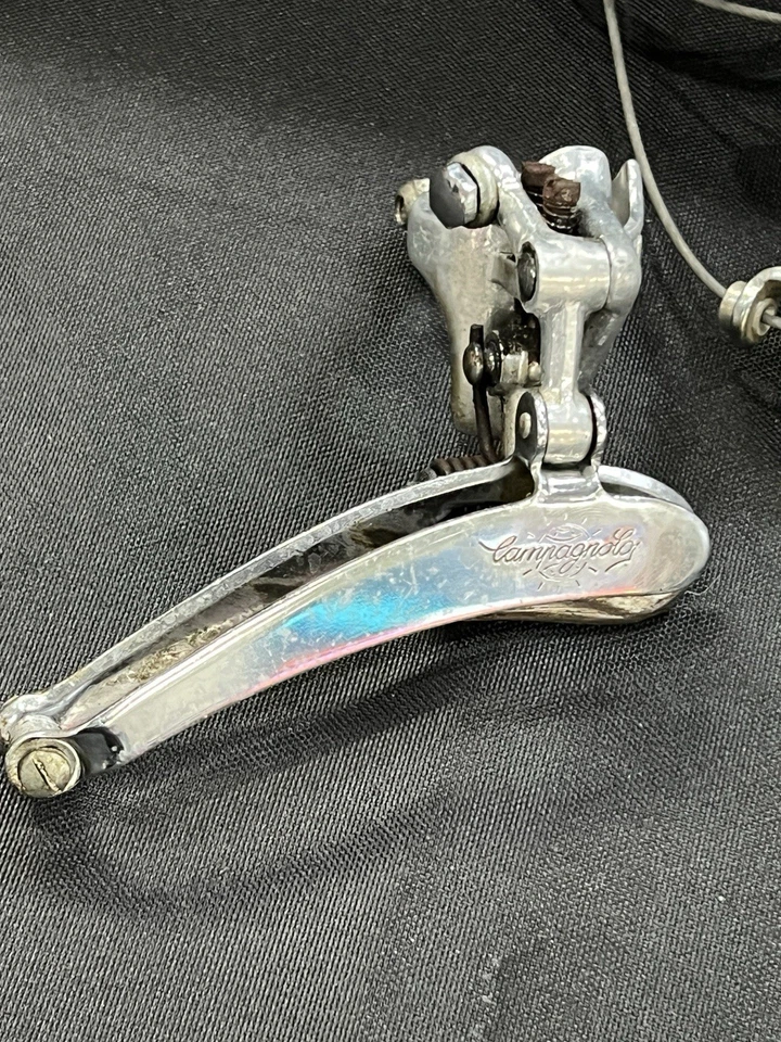 复古 Campagnolo Record Drivetrain(前/后/变速器)13-36 牙 — 第 2/4 张图片