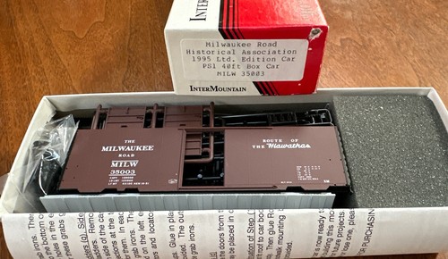 Intermountain HO Kit 1995 Edición Limitada PS-1 Box Car Milwaukee Road #35003 Nuevo de Lote Antiguo Nueva York | Zustand: New