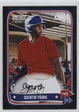 2024 Onyx Vintage Extended Black Bordered 1/10 Quentin Young #VAQUYO Auto 0rd2