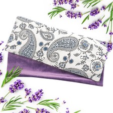 Lavender Eye Pillow for Relaxation, Yoga, Sleep   1 Count Pack of 1 , Purple