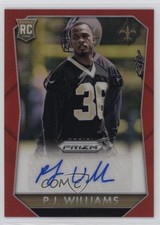 2015 Panini Prizm Rookie Signatures Red 292/299 PJ Williams #RS-PJ Auto 12jy
