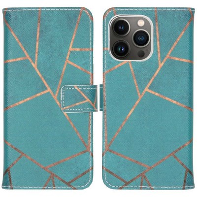 imoshion Design TPU Klapphülle Apple iPhone 13 Pro - Blue Graphic