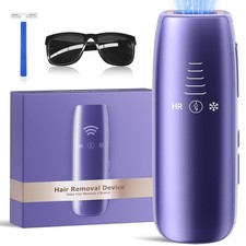 Laser Hair Removal 5  Ice Cooling IPL Device 999,999 Flashes Painless for Women
