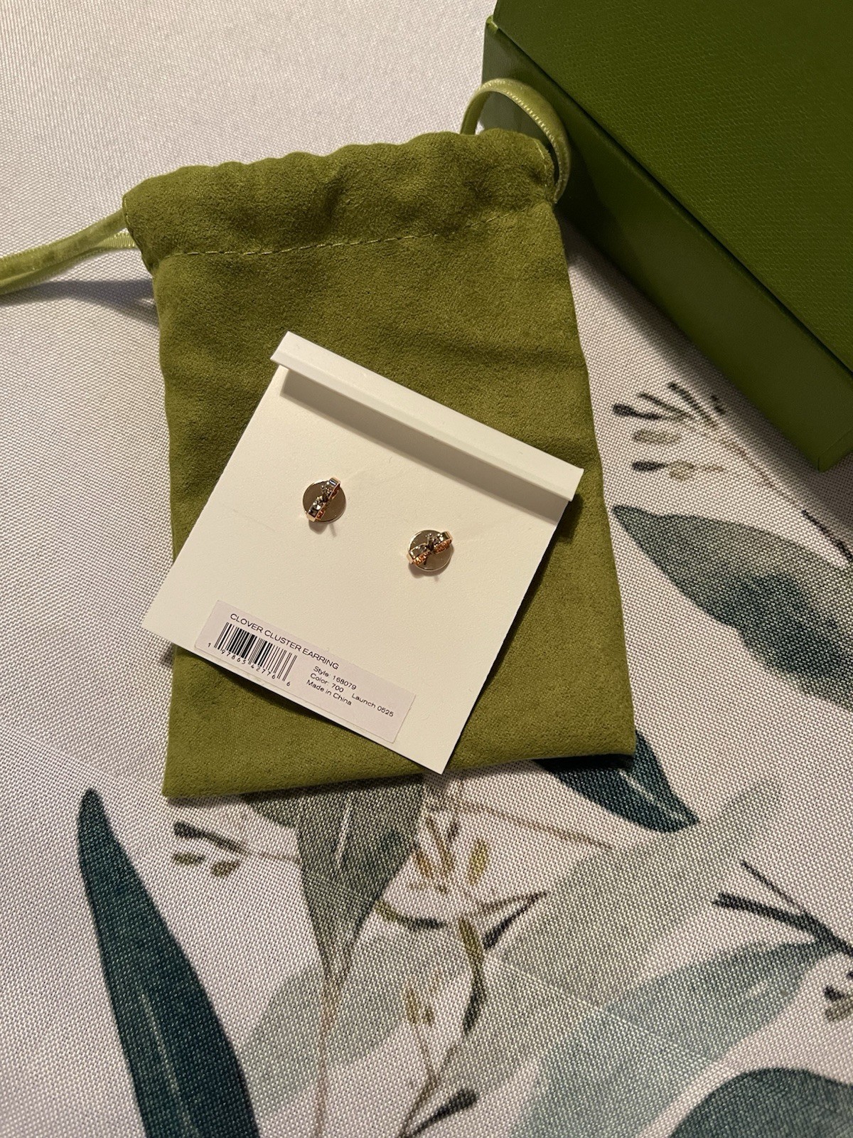 Tory Burch Forget Me Not Cluster Earrings. Retail $180 thumbnail 3