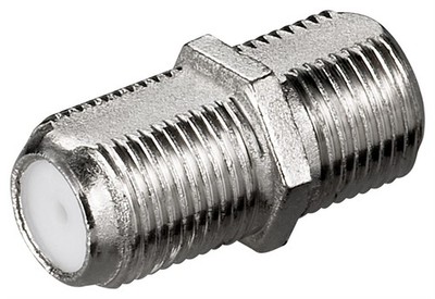 goobay Verbinder F Kupplung auf F Kupplung, Verbinder F Buchsen, weiblich