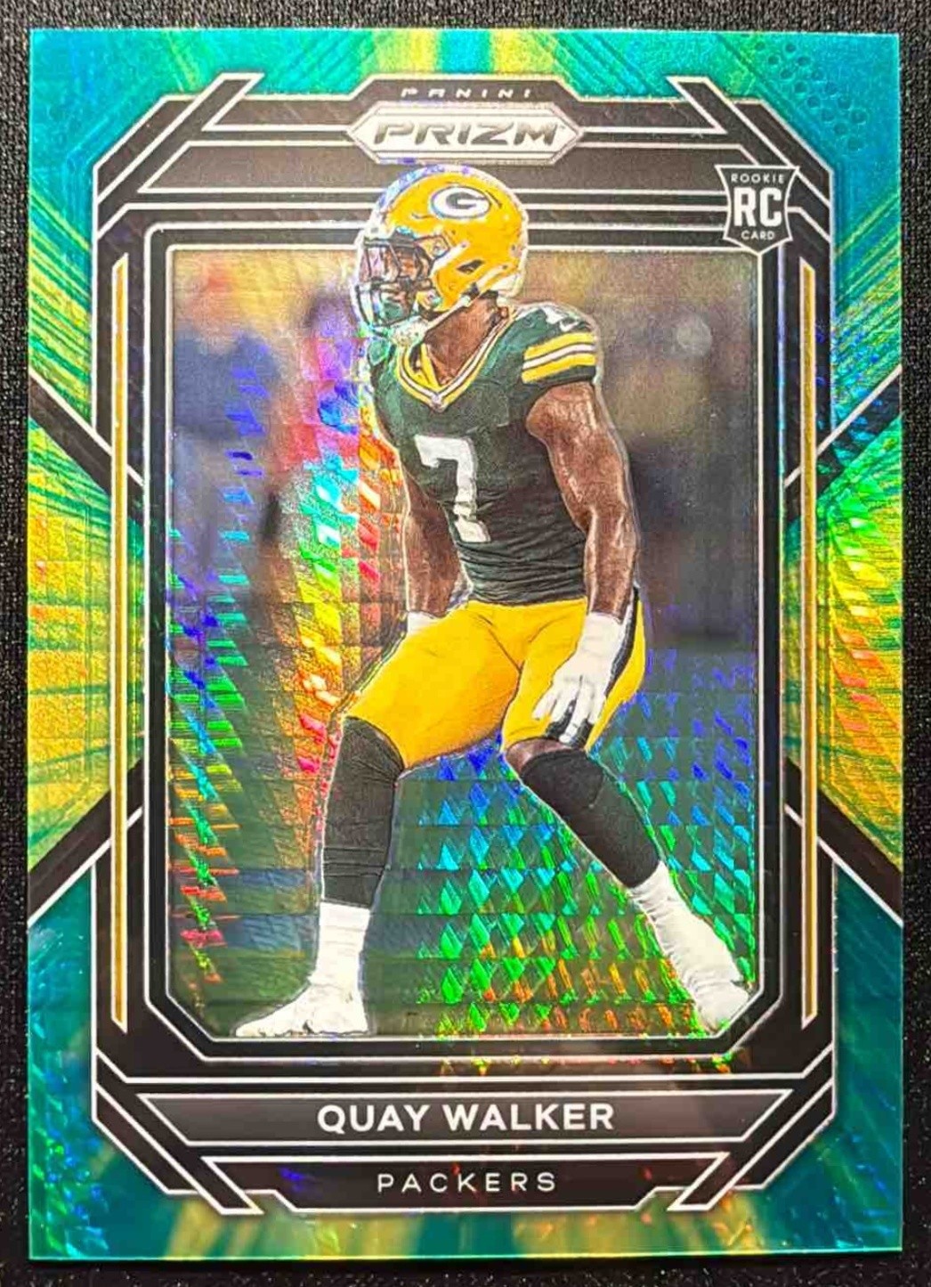 2022 Panini Prizm Quay Walker #373 Hyper 24/175 RC Packers