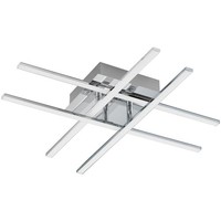 Weiß Chrom Moderne Deckenlampe Deckenleuchte 1890LM 1X18W/Led X50X9,5 [Cm]