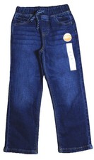 Jumping Beans Dark Blue Pull-On Straight Jeans Boys Size 5 NEW