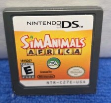 SimAnimals: Africa (Nintendo DS, 2009) Simulation Video Game Cartridge 6902