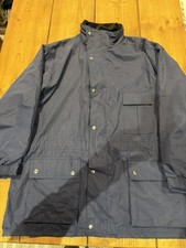 National Trust Jacket Men  s Medium M Black Softshell Lined