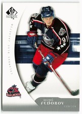 2005-06 Sergei Fedorov Upper Deck SP Authentic - Columbus Blue Jackets