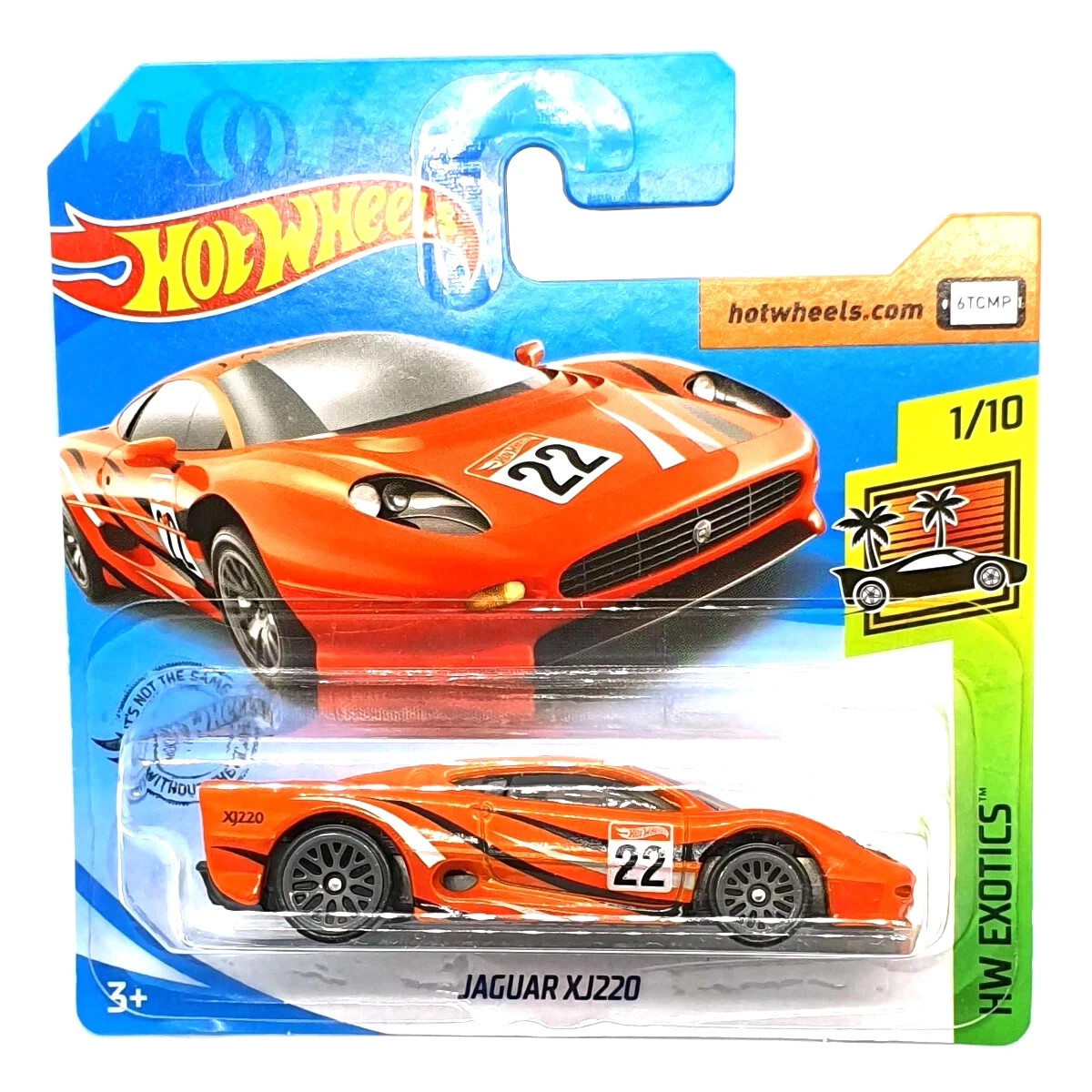 Hot Wheels Jaguar XJ220 Orange Kids Model Diecast Toy Car HW